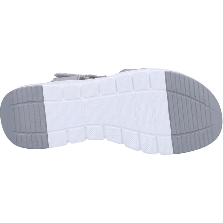 Fleet & Foster Valencia Leather Summer Sandal Grey