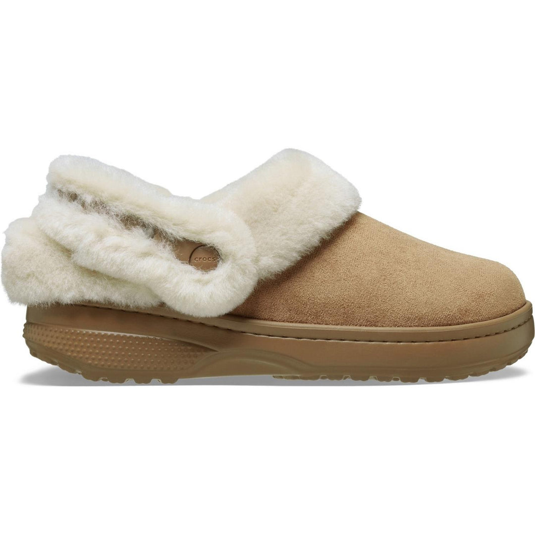 Unfurgettable Vegan Suede Clog Sepia