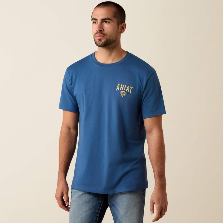 Ariat Mens Ariat Lone Longhorn Short Sleeve T-Shirt