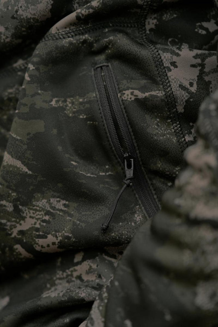 Harkila Härkila NOCTYX camo full zip fleece AXIS MSP®Black