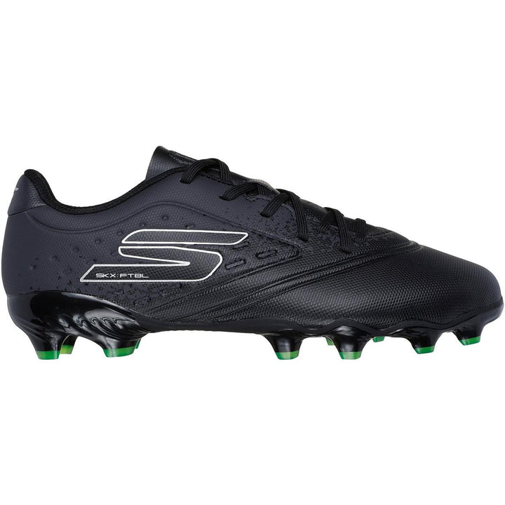 Skechers Razor 1.5 Jr Youth FG Boot Black/Silver