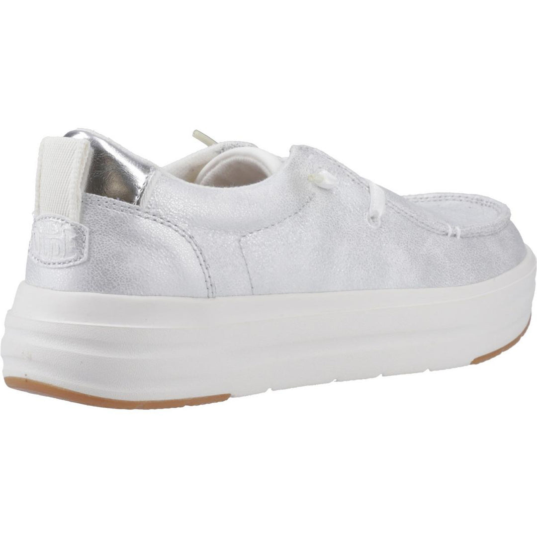 HEYDUDE Wendy Nova Shimmer Shoes Snow