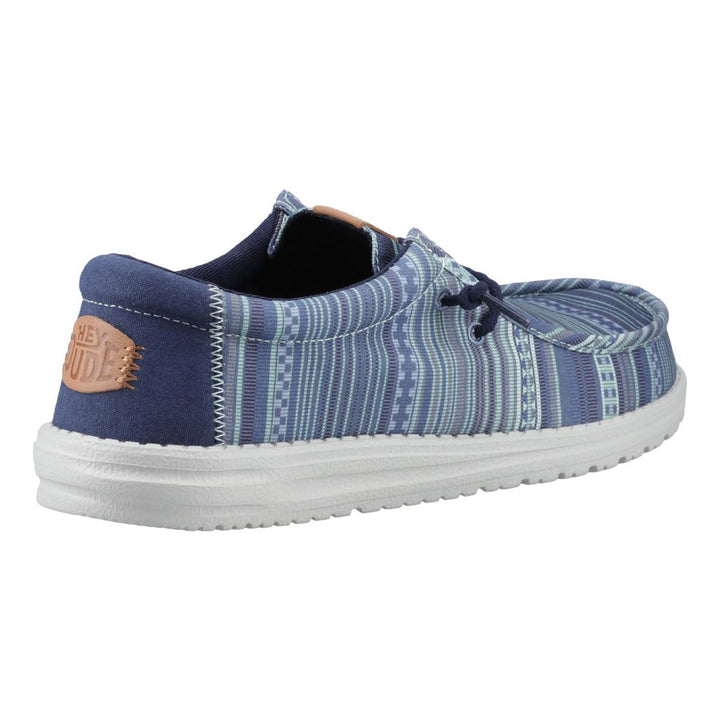 HEYDUDE Wally Surf Shawl Shoes Navy Blazer/Multi