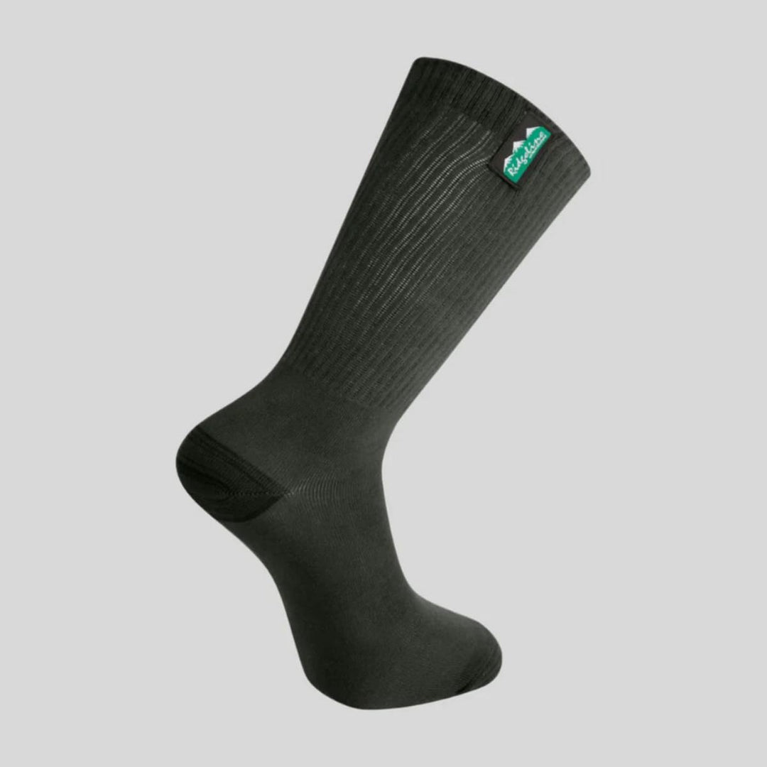 Ridgeline Unisex Cotton Light Work Socks Mid Length 3 pair