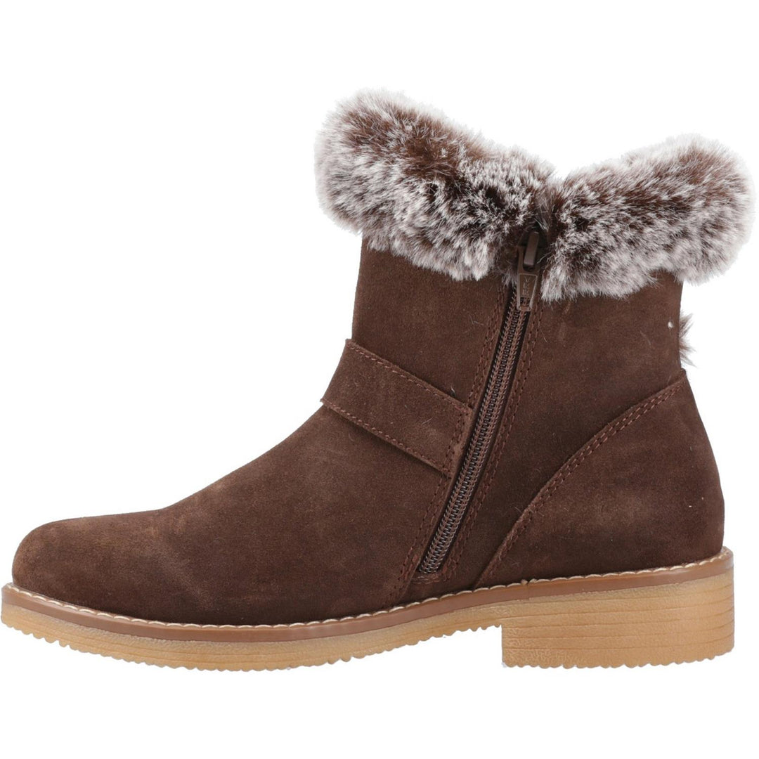 Hannah Wide Fit Boot Chocolate