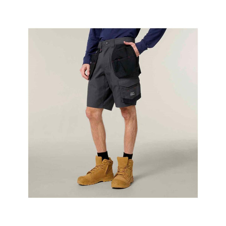 Hard Yakka Raptor Active Holster Pocket Shorts Graphite