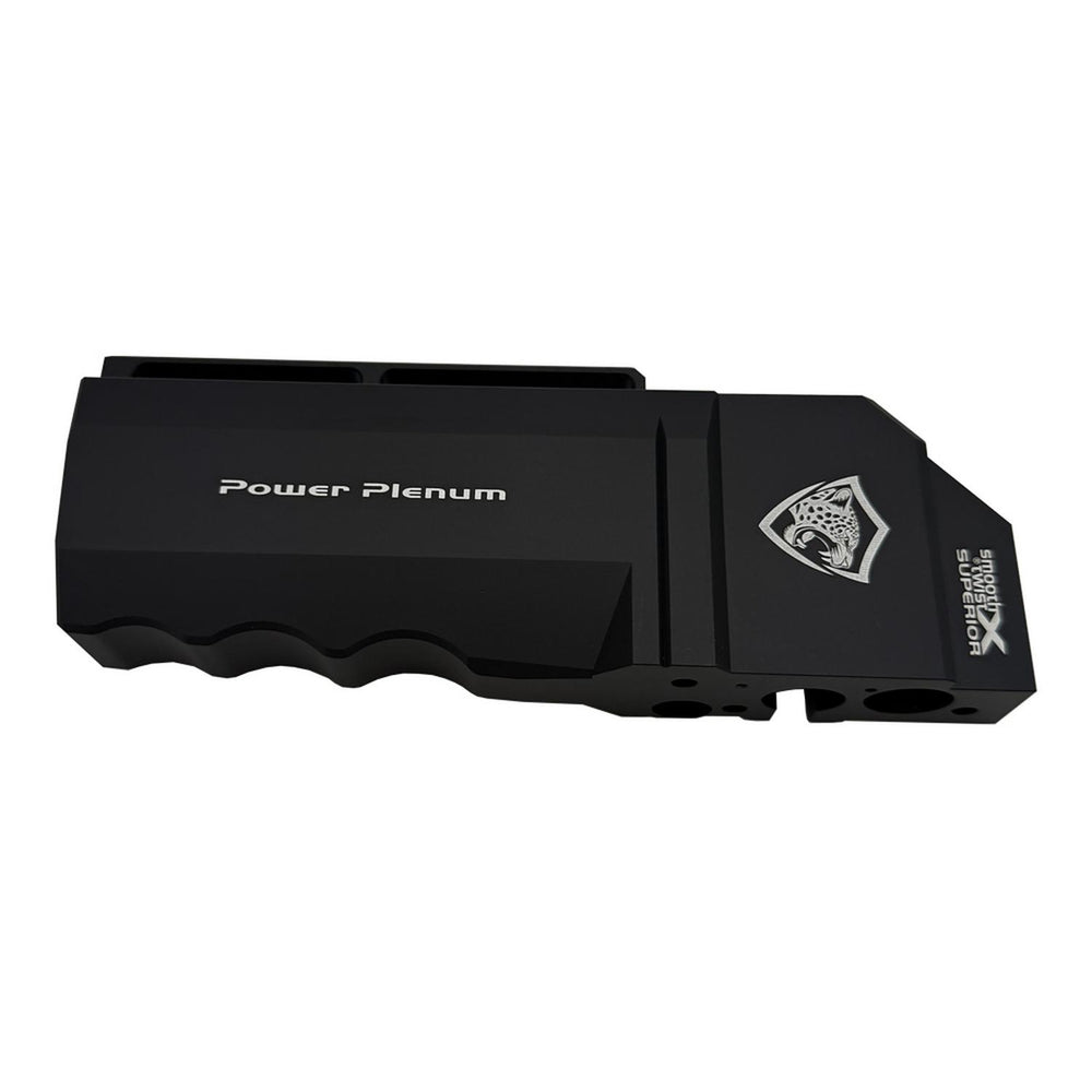 FX Leopard Power Plenum seen from the opposite side, showing the Smooth Twist X badge and port openings.