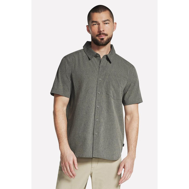 Skechers Performance GO WALK Air Short Sleeve Shirt Olive/Grey