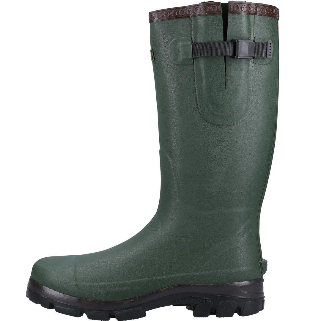 Cotswold Grange Buckle Fastening Wellington Boot Green
