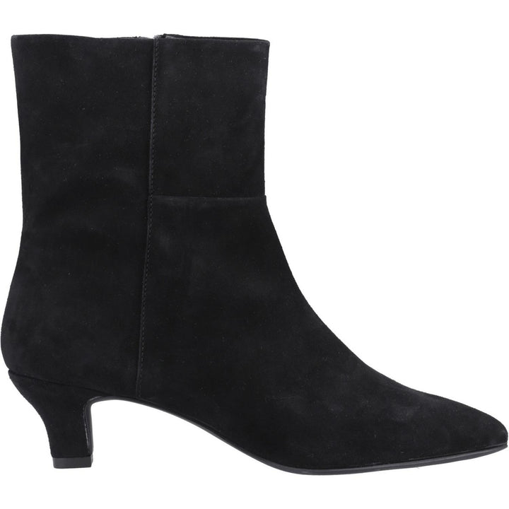 Nahla kitten heel boot Black