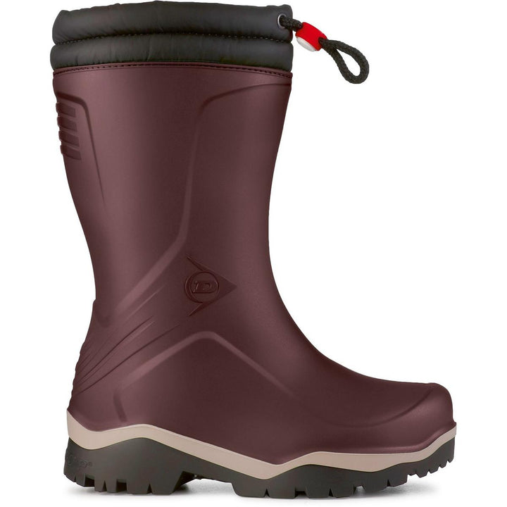 Dunlop Blizzard Wellington Burgundy/Grey/Black