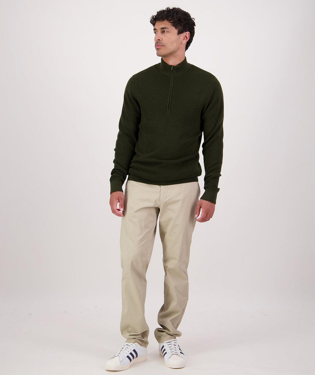 Swanndri Men's Otahu River V2 Quarter Zip Merino Knit