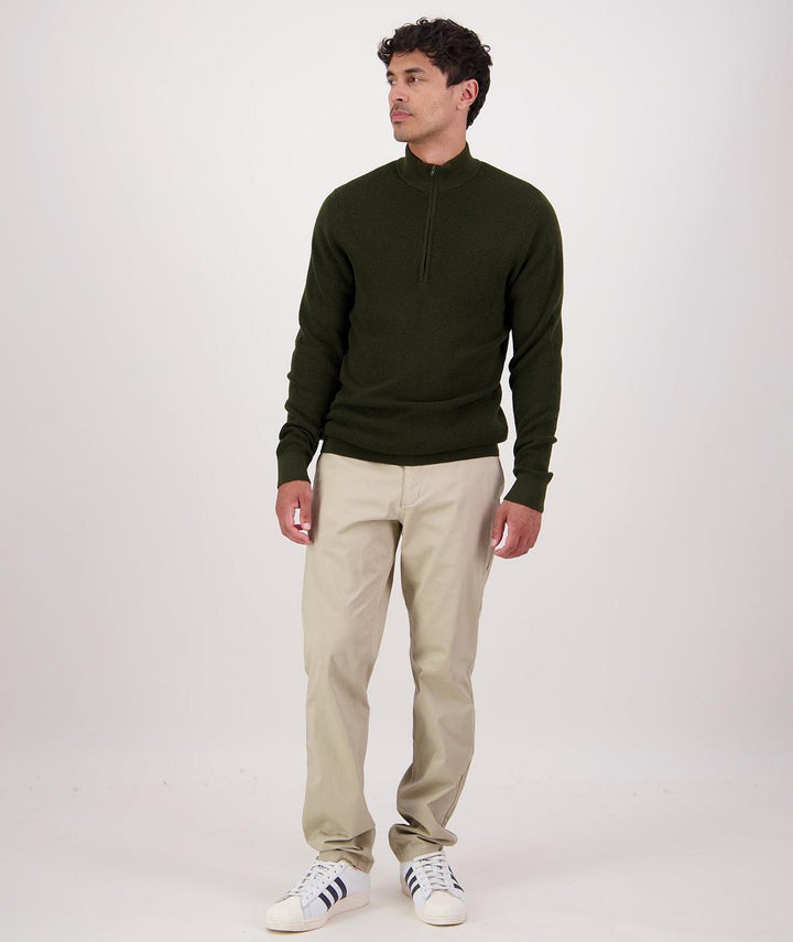Swanndri Men's Otahu River V2 Quarter Zip Merino Knit