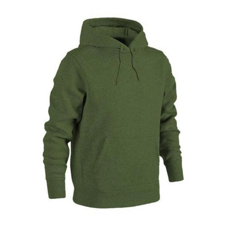 Urban Road Urban Road Plain Hoodie - Military Green