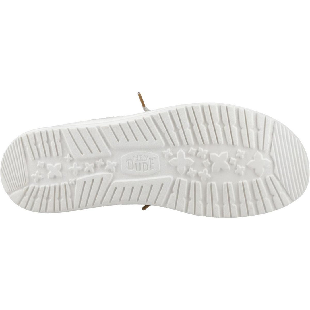 HEYDUDE Wally Jute Shoes Stone Grey/Iceberg Green