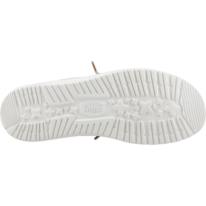 HEYDUDE Wally Jute Shoes Stone Grey/Iceberg Green