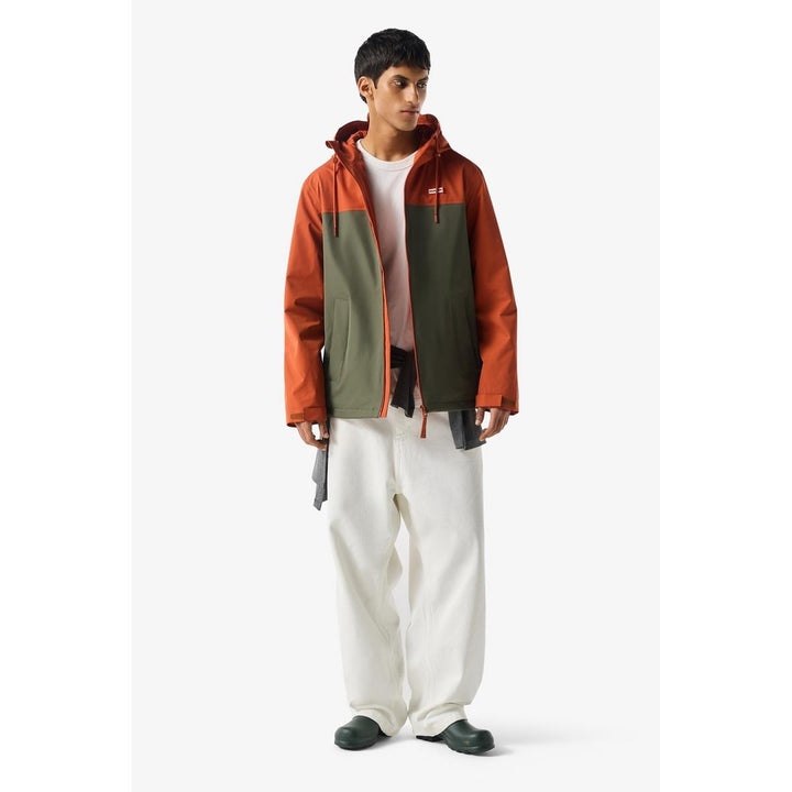 Hunter Original Mens Block Waterproof Jacket Burnt Brick/Kam – view 4