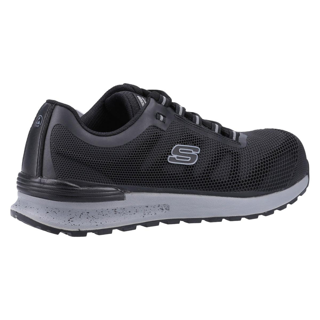 Skechers Workwear Bulklin Bragoo Safety Trainer Black
