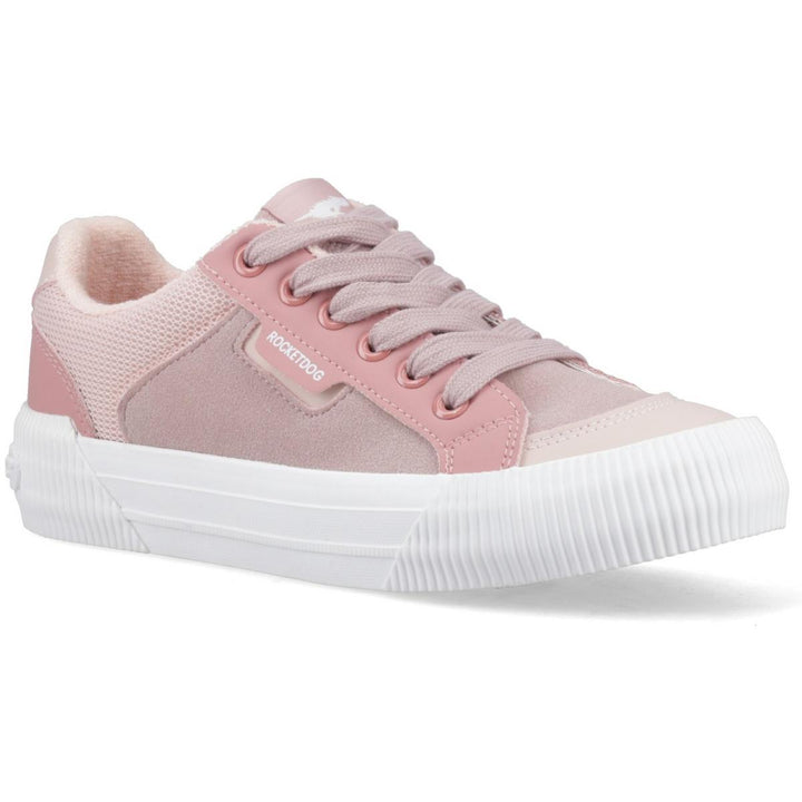 Rocket Dog Cheery Blocked Fabric Shoes Mauve/Pink