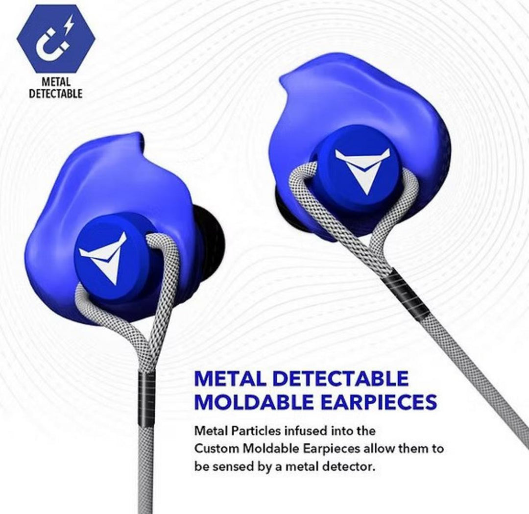 Decibullz Custom Molded Metal Detectable Earplugs