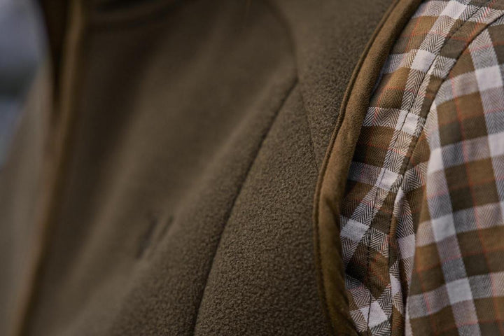 Harkila Sandhem sherpa fleece waistcoat W Willow