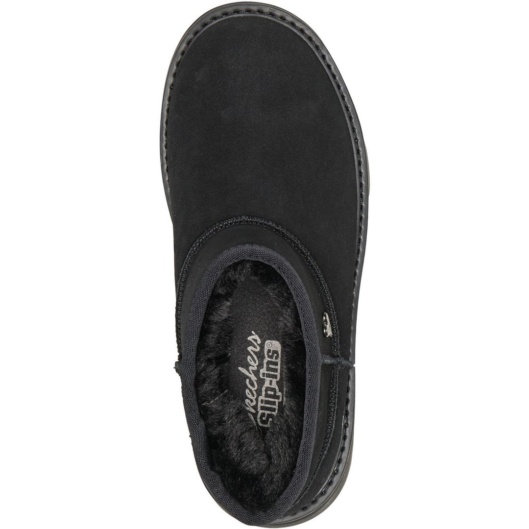 KEEPSAKES COZY COZY MINI Black Suede/Faux Fur