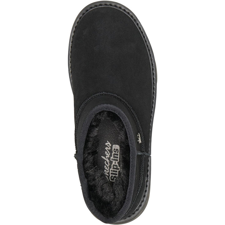 KEEPSAKES COZY COZY MINI Black Suede/Faux Fur