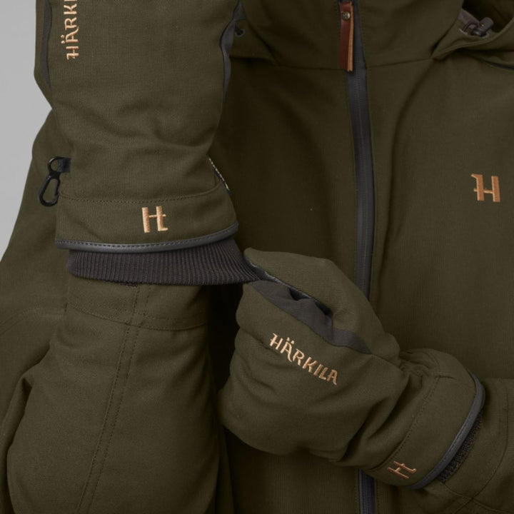 Härkila Pro Hunter GTX Gloves Willow Green/Shadow Brown
