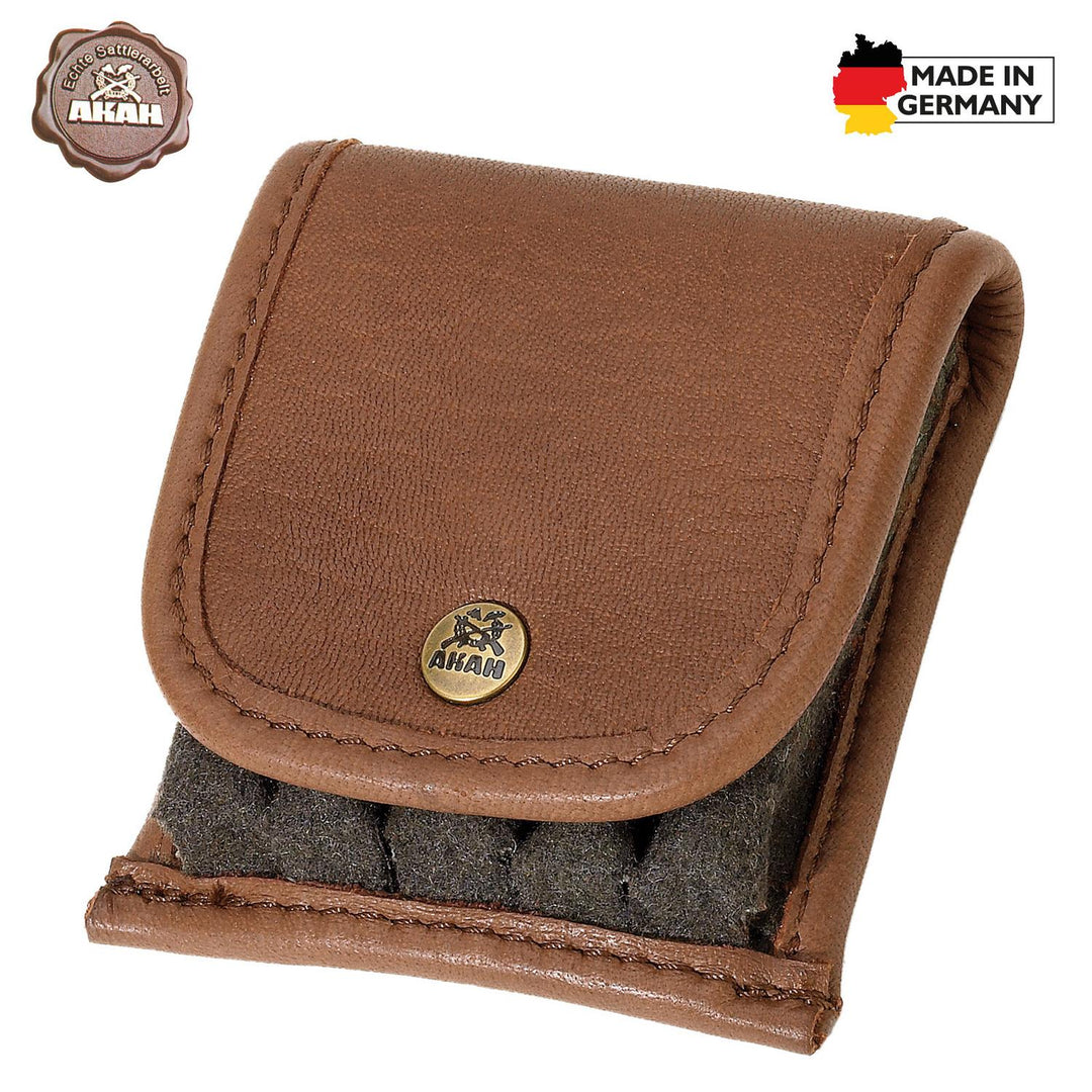 AKAH Cartridge Case Moose-Leather mit Loden