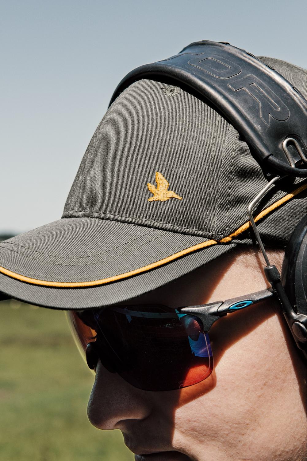 Seeland Skeet Cap Gunmetal Clay Shooting Cap – view 3