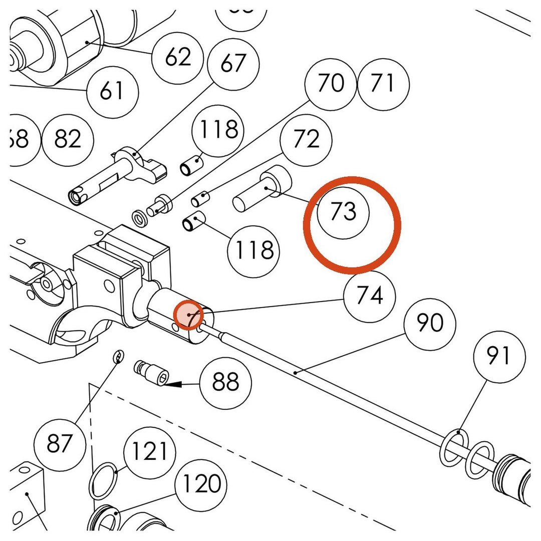 FX Socket Head Cap Screw M5x14 4535