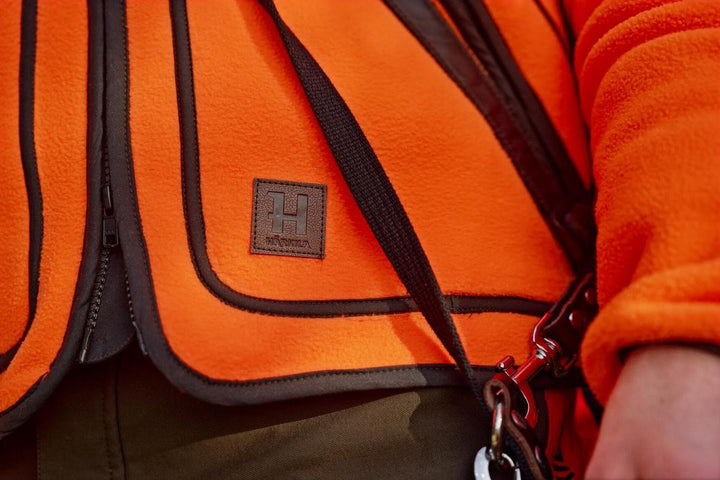 Harkila Wildboar Pro Blaze fleece jacket Orange blaze