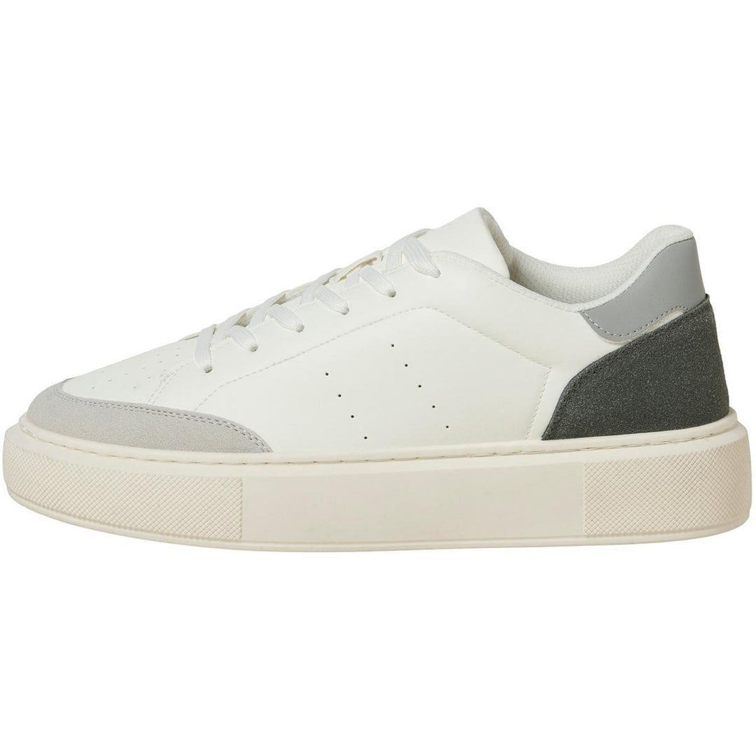 Jack & Jones Aspire Court Trainers White Vapour Blue/Castlerock