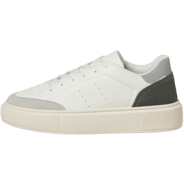 Jack & Jones Aspire Court Trainers White Vapour Blue/Castlerock