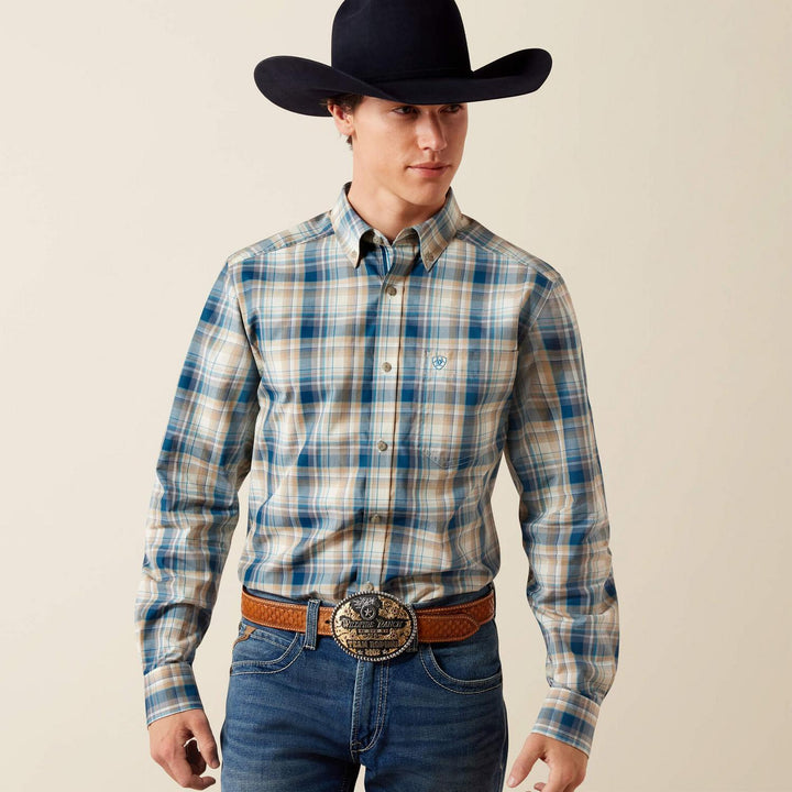 Ariat Mens Pro Wes Fitted Long Sleeve Shirt