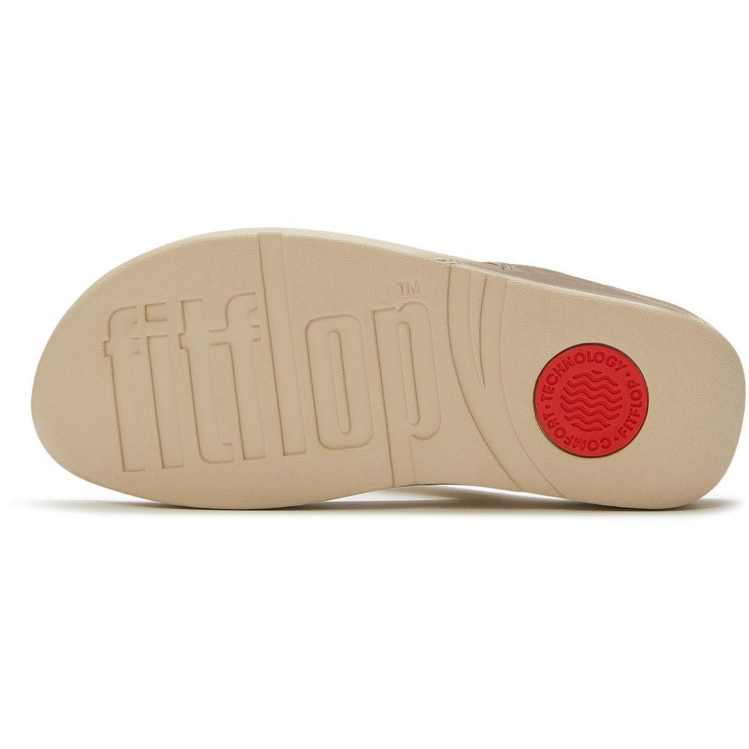 Fitflop Lulu Ultra-Jewel Toe-Post Sandals Platino