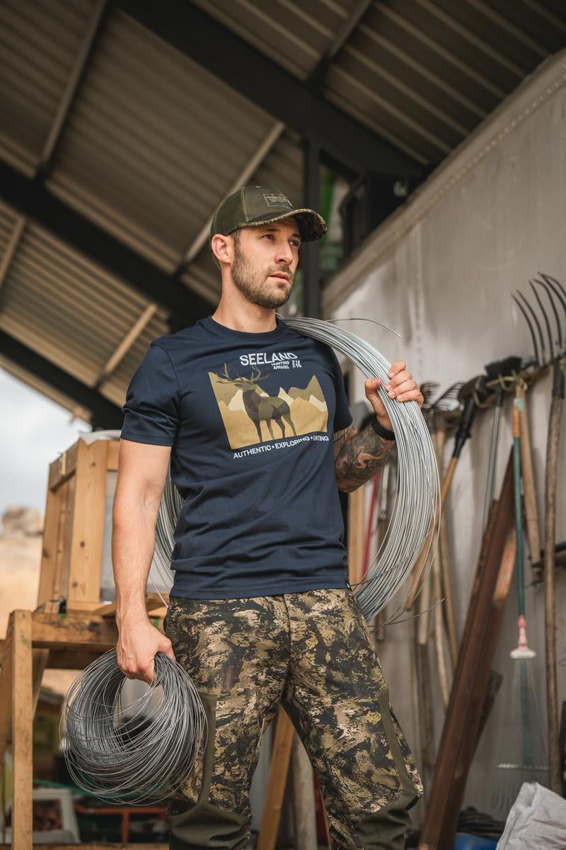 Seeland Fragment T-shirt Dark Blue