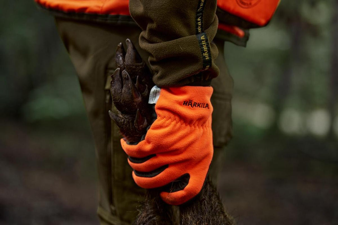 Harkila Wildboar Pro shooter Blaze WSP gloves Orange blaze/B