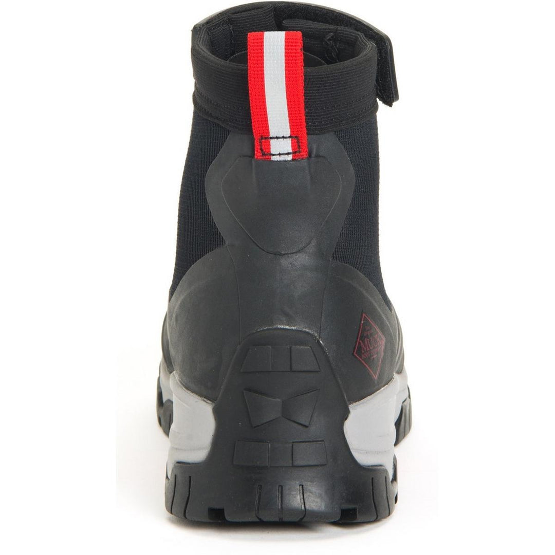 Muck Boots Apex Mid Zip Wellingtons Grey/Red - Fully lined with 5mm neoprene for flexibility, Breathable air mesh lining – view 5