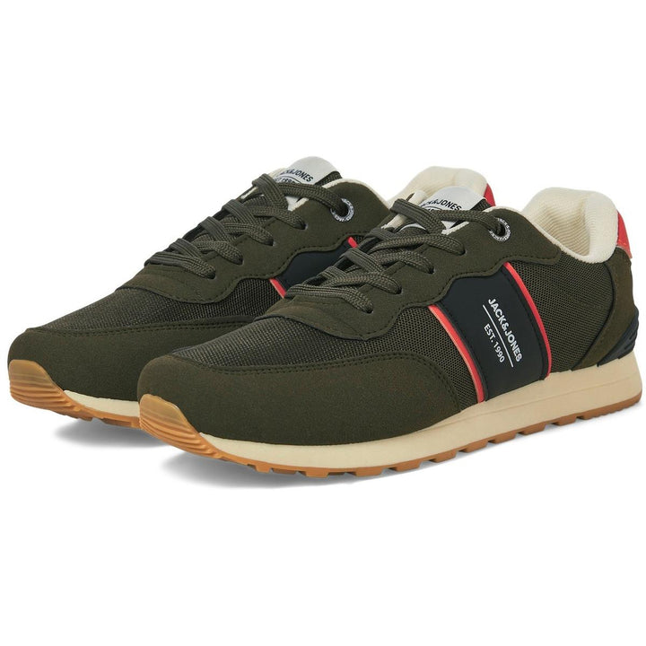 Jack & Jones Spirit Runner Trainer Olive Night