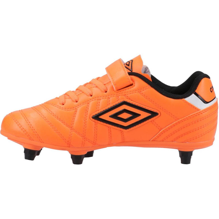 Umbro Speciali Liga Firm Ground Jnr Football Boot Orange