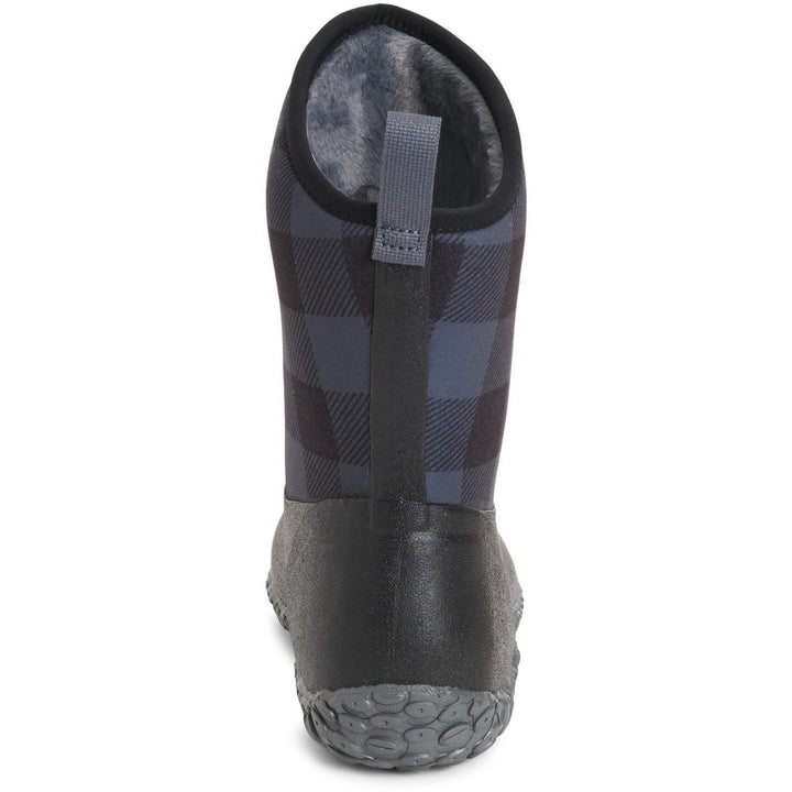 Muck Boots Muckster II Mid Wellington Black/Grey Plaid