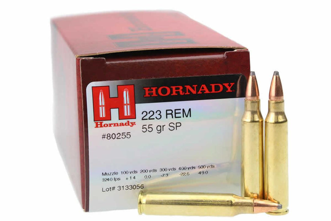 .223 Custom 55gr SP 50pk