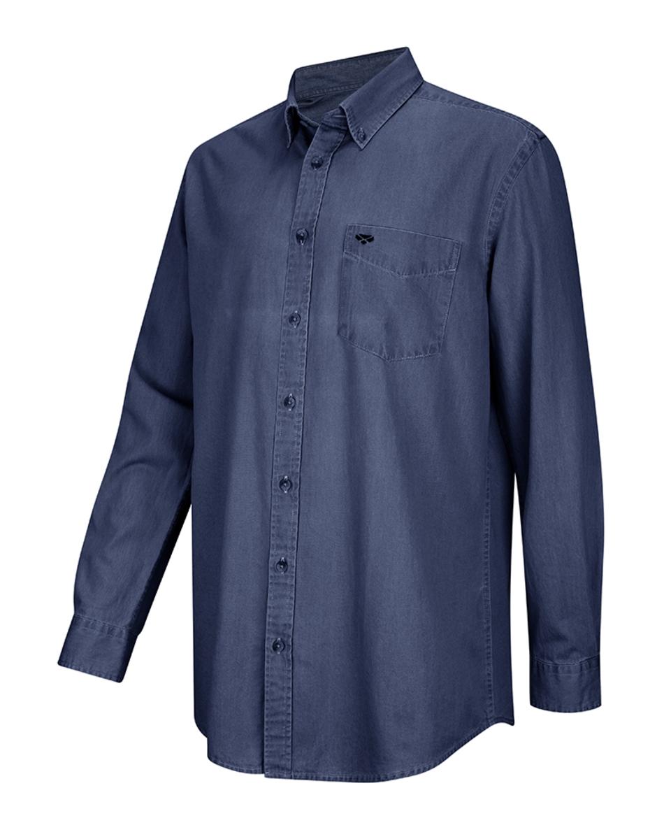 Hoggs of Fife Archerfield Denim Shirt - Indigo