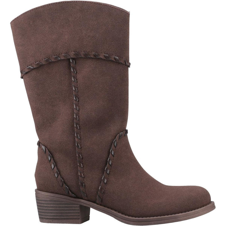 Rocket Dog Rowdy Cowboy Boots Dark Brown