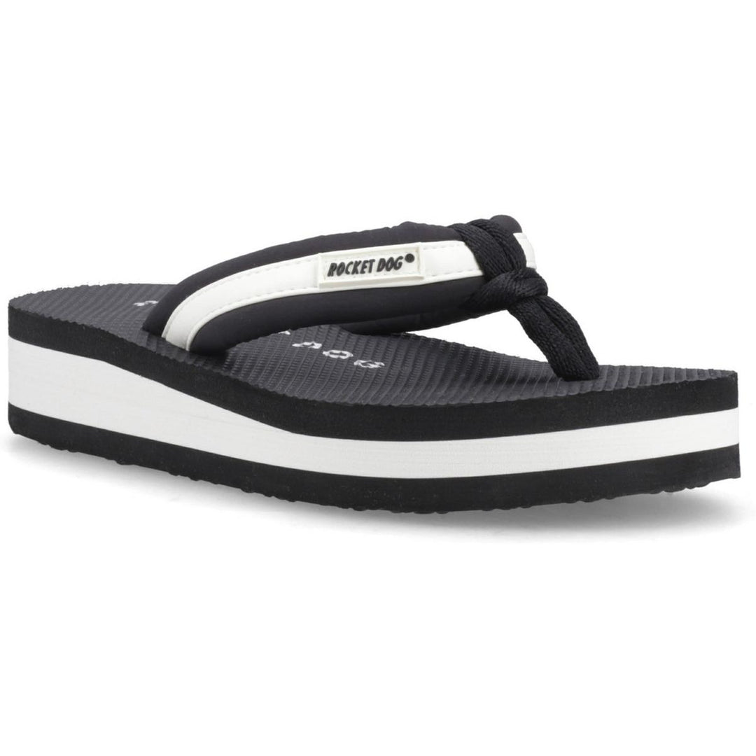 Rocket Dog Monica Nylon PU Sandal Black/Off