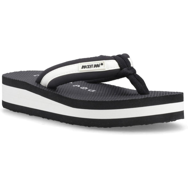 Rocket Dog Monica Nylon PU Sandal Black/Off