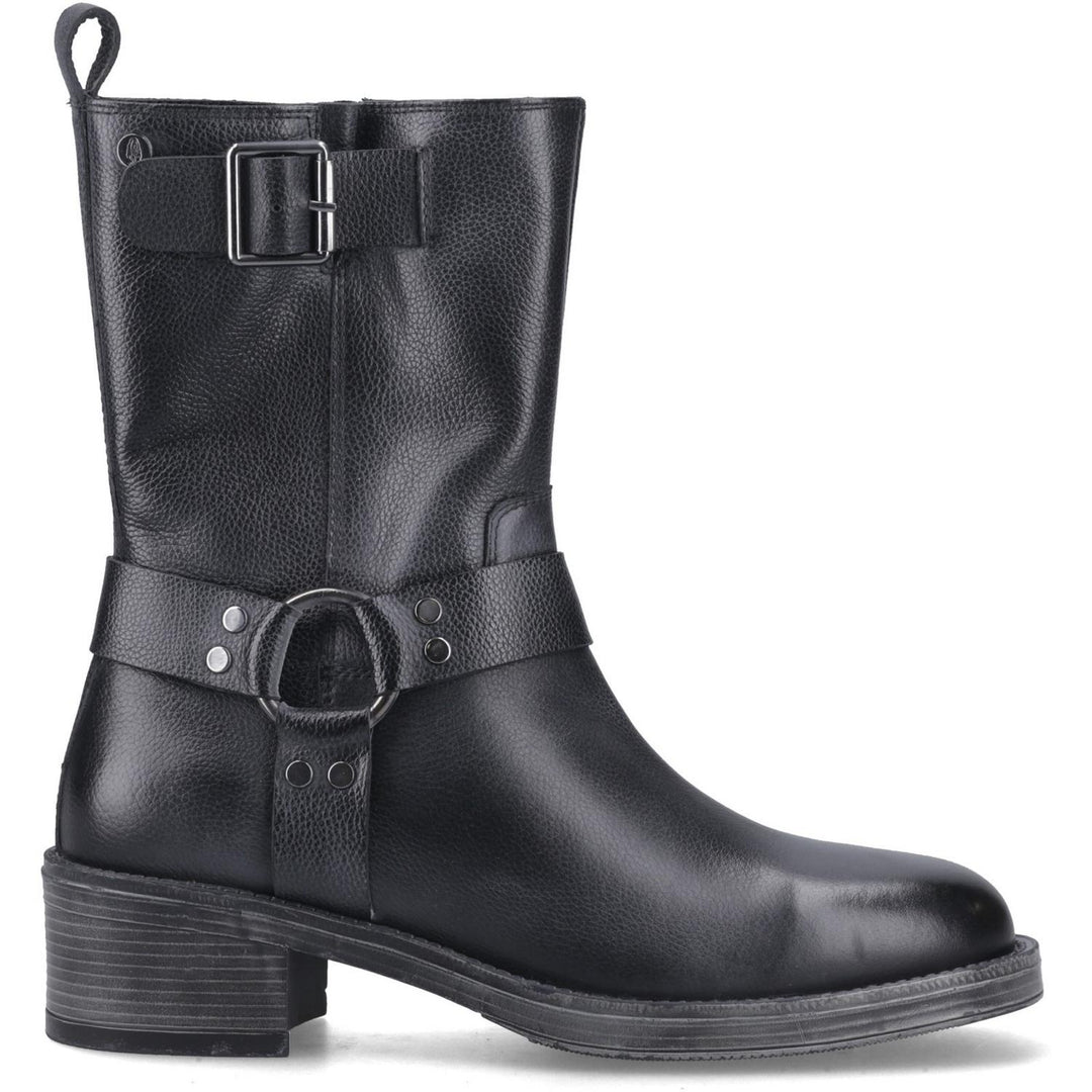 Althea Buckle Boot BLACK