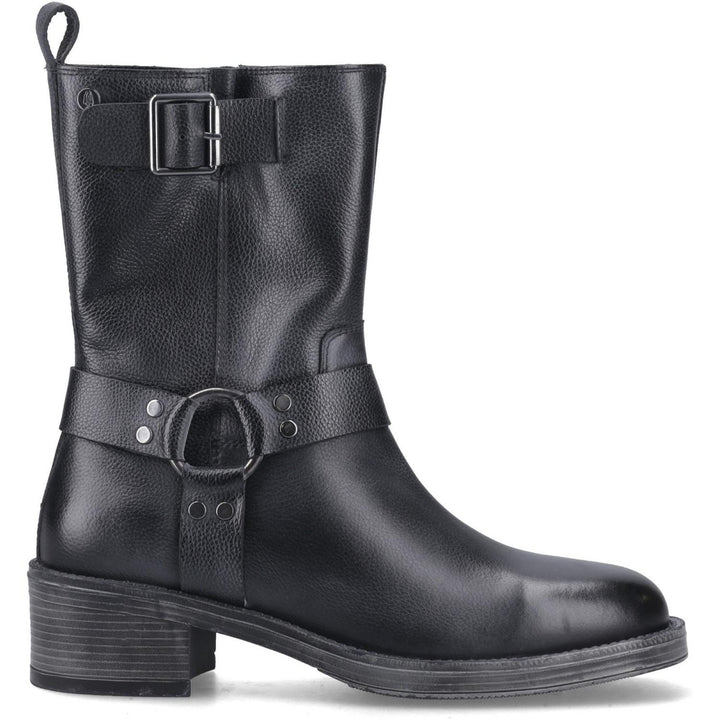 Althea Buckle Boot BLACK