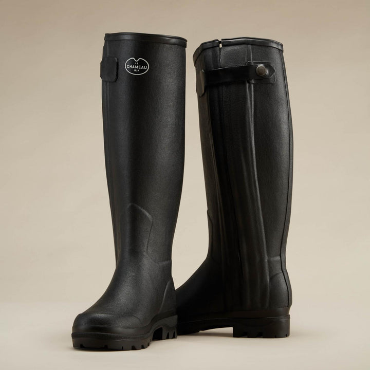 Le Chameau Women's Chasseur Leather Lined Wellington Boot